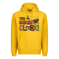 Lemon You Serious Clark With Santa Sleigh Premium Hoodie - BundleAndBundleShop