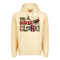 Pina Colada You Serious Clark With Santa Sleigh Premium Hoodie - BundleAndBundleShop
