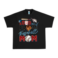 Black loud and proud baseball mom Urban Heavy Tee - Zillion Design Studio