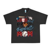 Pigment Black loud and proud baseball mom Urban Heavy Tee - Zillion Design Studio