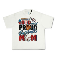 Pistachio loud and proud baseball mom Urban Heavy Tee - Zillion Design Studio