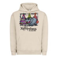 Pigment French Oak I Want Hippopotamus For Christmas Urban Hoodie - Bettercallsaul