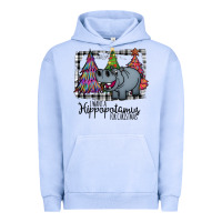 Pigment Grape Ice I Want Hippopotamus For Christmas Urban Hoodie - Bettercallsaul