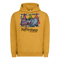 Pigment Peanut Butter I Want Hippopotamus For Christmas Urban Hoodie - Bettercallsaul