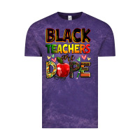 Cloud Purple black teachers are dope Vintage Tee - Zillion Design Studio