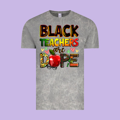 Black Teachers Are Dope Vintage Tee Designed By Zillion Design Studio