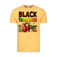 Vintage Mustard black teachers are dope Vintage Tee - Zillion Design Studio