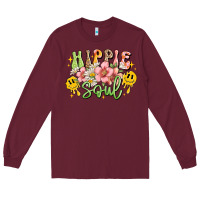Burgundy hippie soul Long Sleeve Tee - JahusDesignShop