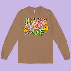 Hippie Soul Long Sleeve Tee Designed By Jahusdesignshop