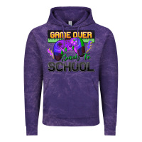 Cloud Purple game over back to school Vintage Hoodie - Zillion Design Studio