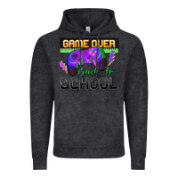 Vintage Black game over back to school Vintage Hoodie - Zillion Design Studio