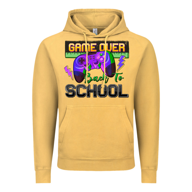 Game Over Back To School Vintage Hoodie by Zillion Design Studio | Teevron