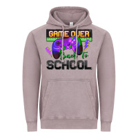 Vintage Zinc game over back to school Vintage Hoodie - Zillion Design Studio
