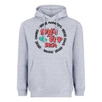 Heather Grey girls trip Heavyweight Hoodie - MaliasSmallBusiness