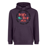 Plum girls trip Heavyweight Hoodie - MaliasSmallBusiness