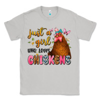 Moon Dust just a girl who loves chickens Classic Tee - JahusDesignShop