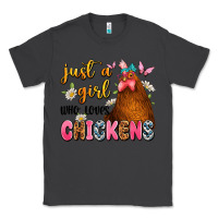 Smoke just a girl who loves chickens Classic Tee - JahusDesignShop