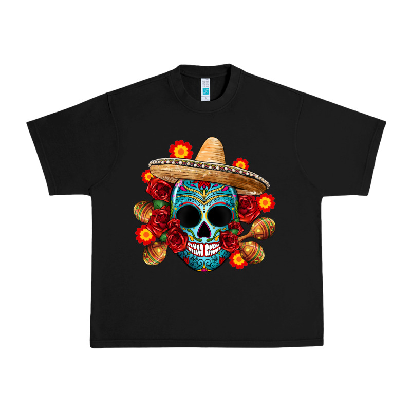 Mexico Skull Urban Heavy Tee by CTS Tumbler Store | Teevron