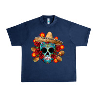 Navy mexico skull Urban Heavy Tee - CTS Tumbler Store
