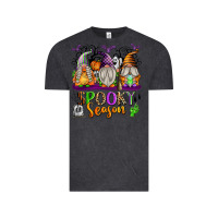 Vintage Black Spooky Season Gnomes Vintage Tee - texasbilliewilder