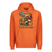 Carrot Tis The Season Fall Football Truck Premium Hoodie - BundleAndBundleShop