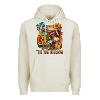 Tis The Season Fall Football Truck Premium Hoodie | Teevron