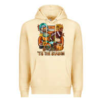 Pina Colada Tis The Season Fall Football Truck Premium Hoodie - BundleAndBundleShop