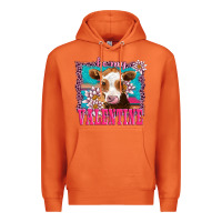 Carrot be my valentine with guarnsey Premium Hoodie - AdoDesignShop