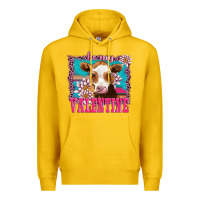 Lemon be my valentine with guarnsey Premium Hoodie - AdoDesignShop