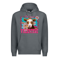 Rock be my valentine with guarnsey Premium Hoodie - AdoDesignShop