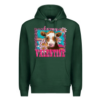 Sports Green be my valentine with guarnsey Premium Hoodie - AdoDesignShop