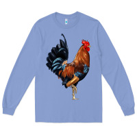 Colony Blue cockerel Long Sleeve Tee - JahusDesignShop