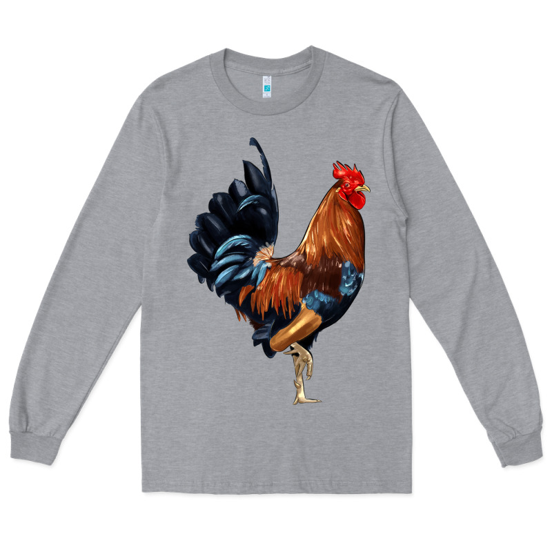 Cockerel Long Sleeve Tee by JahusDesignShop | Teevron