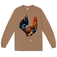 Toasted Coconut cockerel Long Sleeve Tee - JahusDesignShop