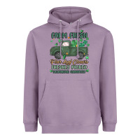 Lavender farm fresh four leaf clovers Heavyweight Hoodie - MaliasSmallBusiness