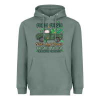Sage farm fresh four leaf clovers Heavyweight Hoodie - MaliasSmallBusiness