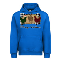 Cobalt Merry Christmas Chickens Urban Hoodie - Bettercallsaul