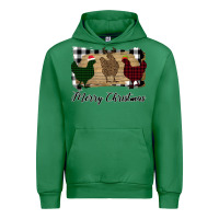 Emerald Merry Christmas Chickens Urban Hoodie - Bettercallsaul