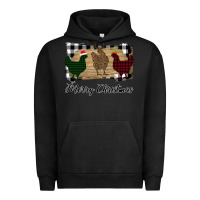 Pigment Black Merry Christmas Chickens Urban Hoodie - Bettercallsaul