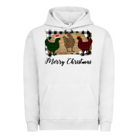 Pigment Lunar Rock Merry Christmas Chickens Urban Hoodie - Bettercallsaul