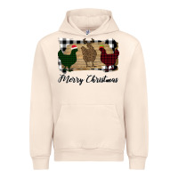 Sandshell Merry Christmas Chickens Urban Hoodie - Bettercallsaul