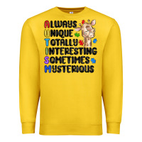 Lemon always unique autism Premium Sweatshirt - MaliasSmallBusiness