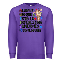 Purple always unique autism Premium Sweatshirt - MaliasSmallBusiness