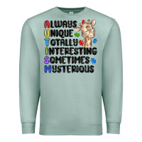 Seafoam always unique autism Premium Sweatshirt - MaliasSmallBusiness