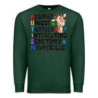 Sports Green always unique autism Premium Sweatshirt - MaliasSmallBusiness