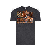 Vintage Black black educator by popular demand Vintage Tee - Zillion Design Studio
