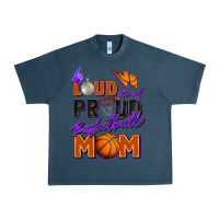 Midnight Navy loud and proud basketball mom Urban Heavy Tee - Zillion Design Studio