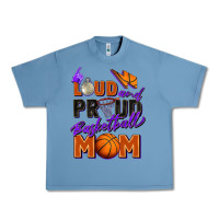 Pebble Blue loud and proud basketball mom Urban Heavy Tee - Zillion Design Studio