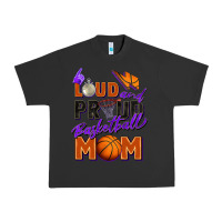 Pigment Black loud and proud basketball mom Urban Heavy Tee - Zillion Design Studio