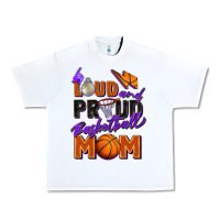 White loud and proud basketball mom Urban Heavy Tee - Zillion Design Studio